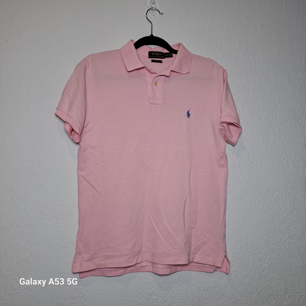 Ralph Lauren Pink Slim Fit Polo
